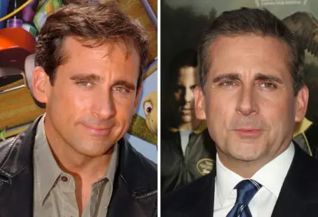 Steve Carell before and after hair