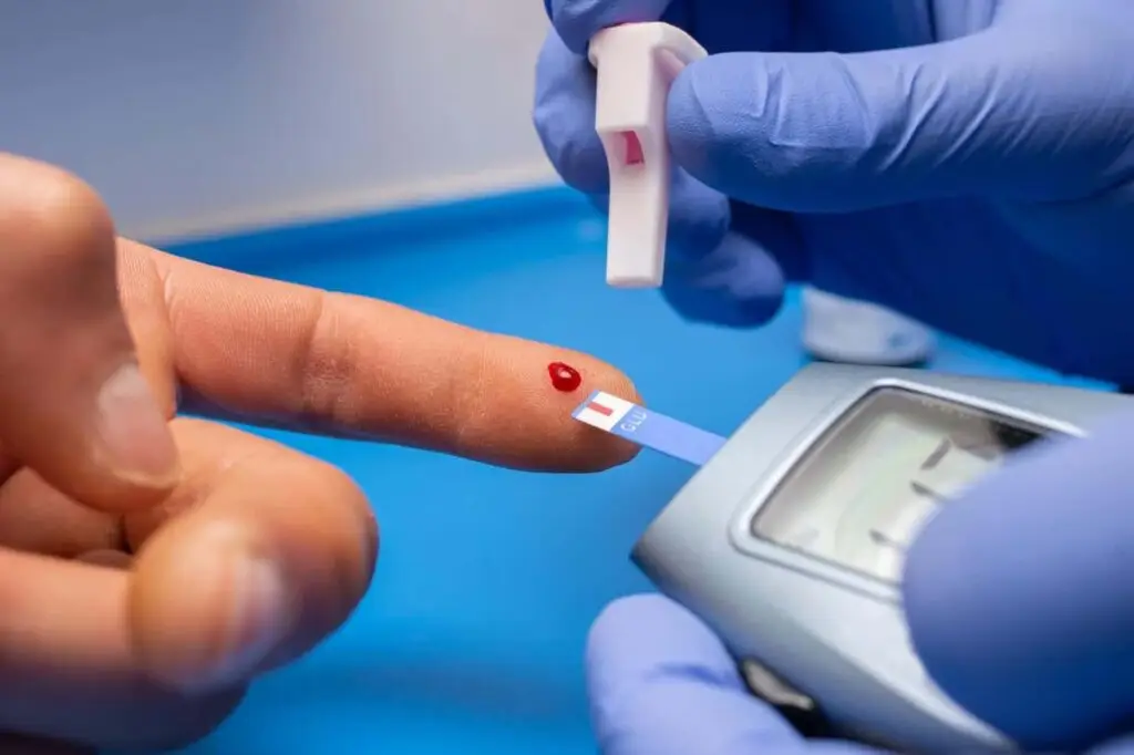 Diabetes blood check