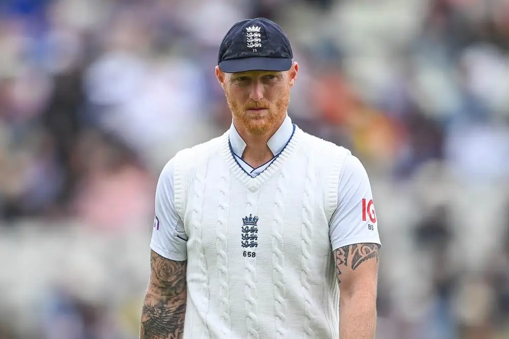 Ben Stokes wearing hat