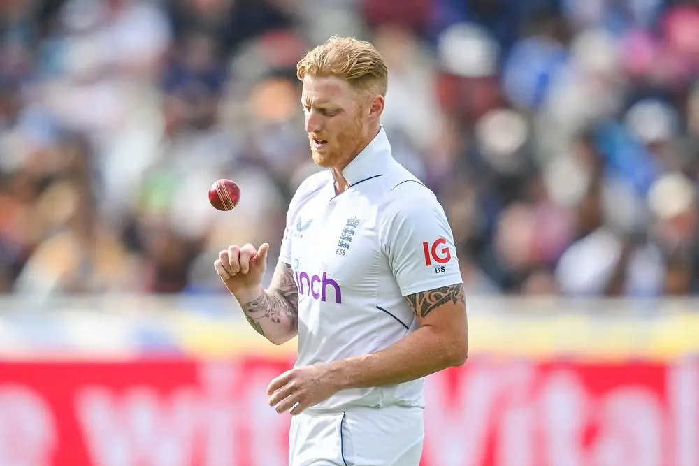 Ben Stokes after hair transplant