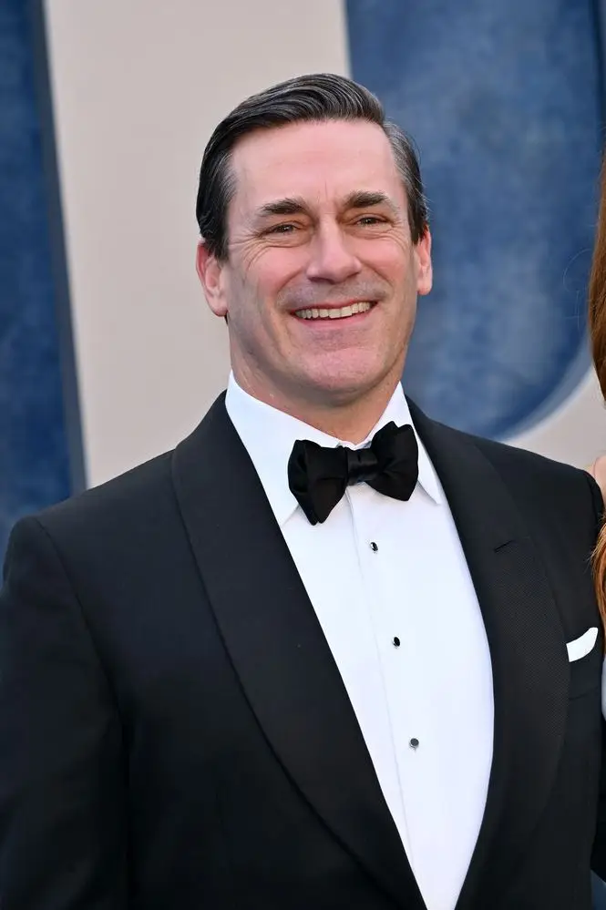 Jon Hamm's hair in 2023