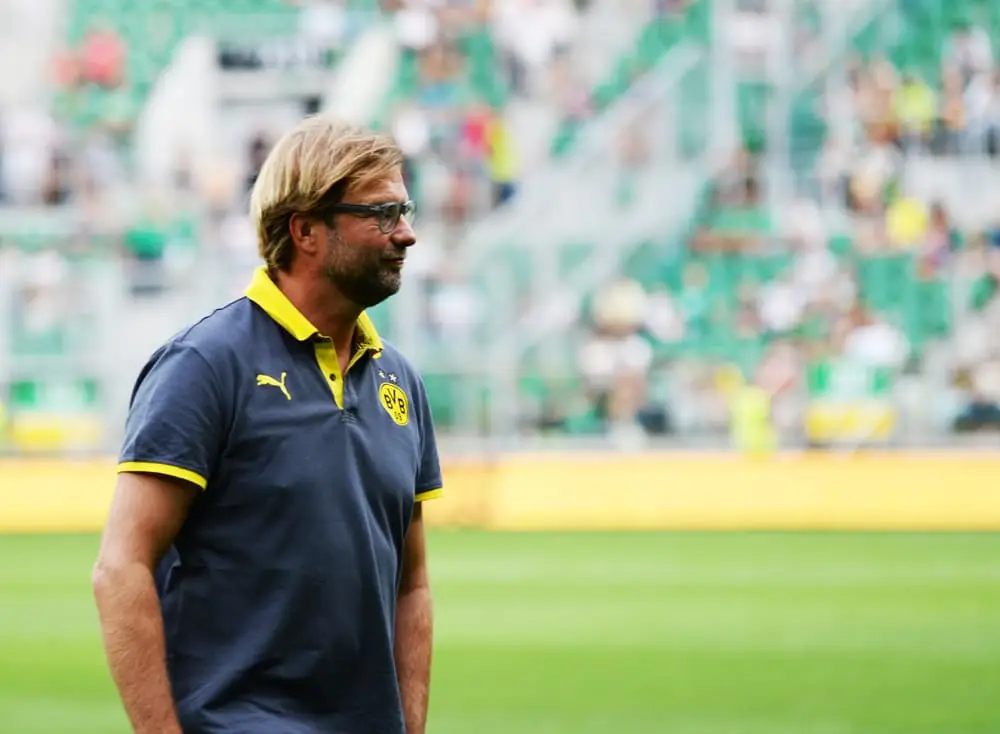 Jurgen Klopps hair in 2014