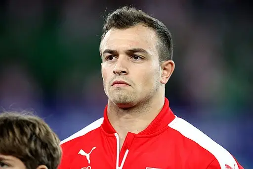 Xherdan Shaqiris hair in 2015