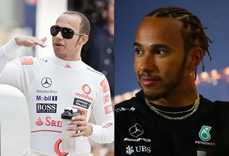 lewis hamilton's hair