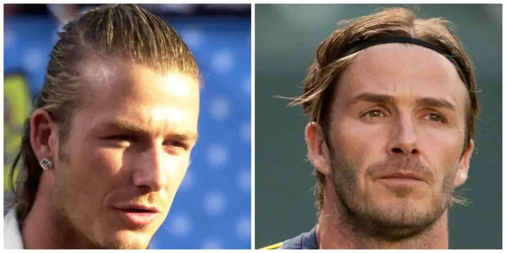 David Beckham hairstyles