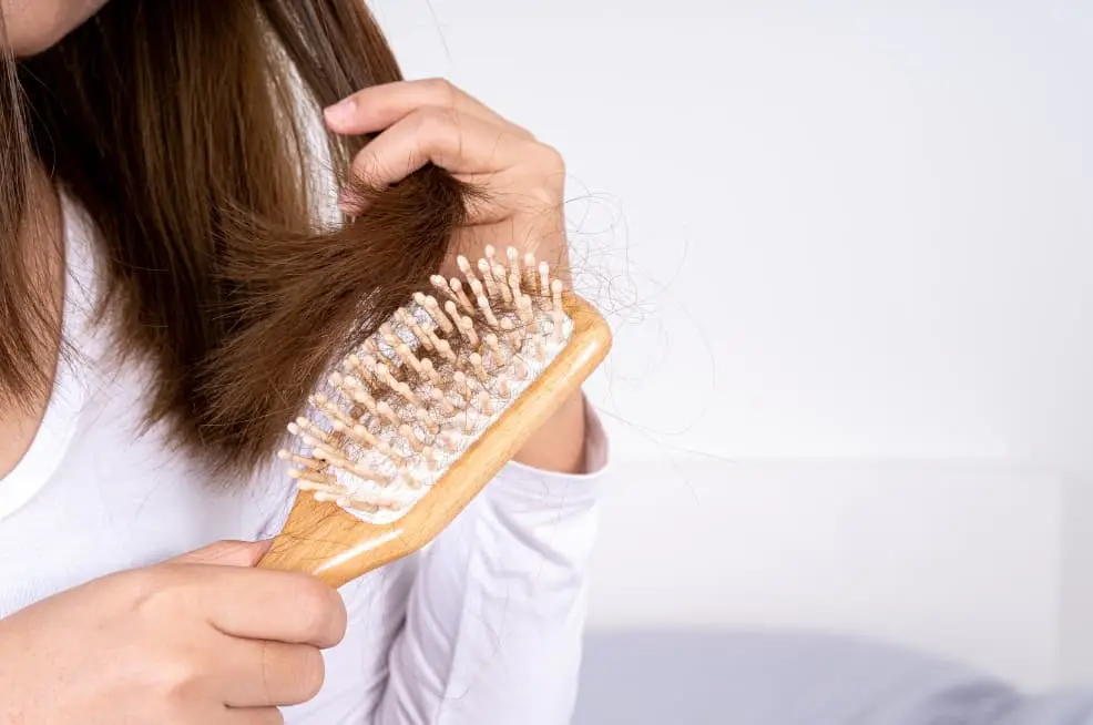 Hair in comb