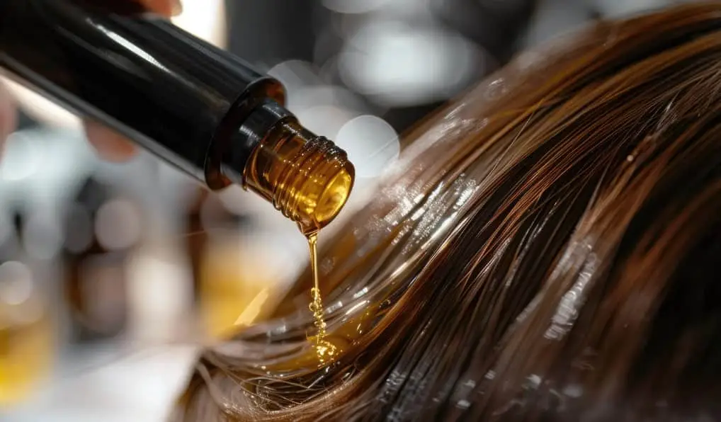 oiling the hair