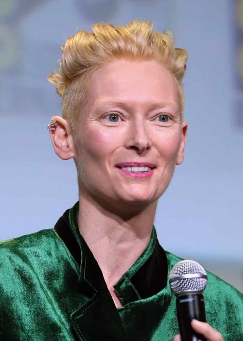 Tilda Swinton hair